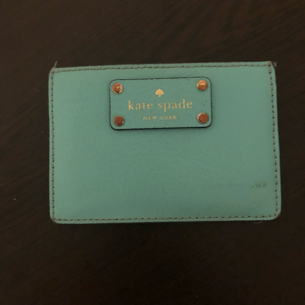 Kate Spade Aqua Card Holder